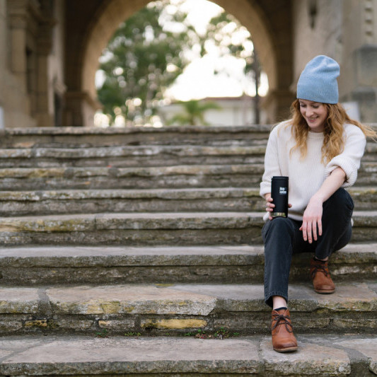 Термокружка Klean Kanteen TKWide Cafe Cap Shale Black 355 мл  