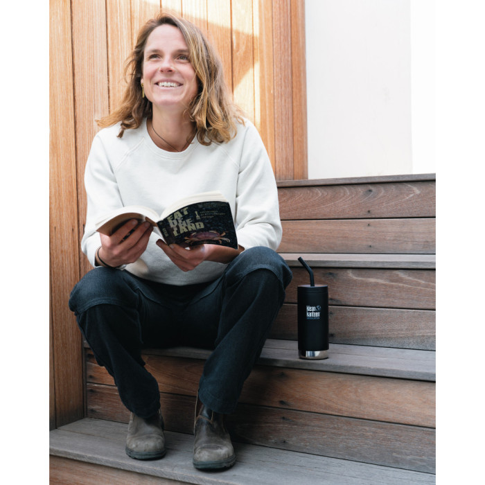 Термокружка Klean Kanteen TKWide Cafe Cap Shale Black 355 мл  