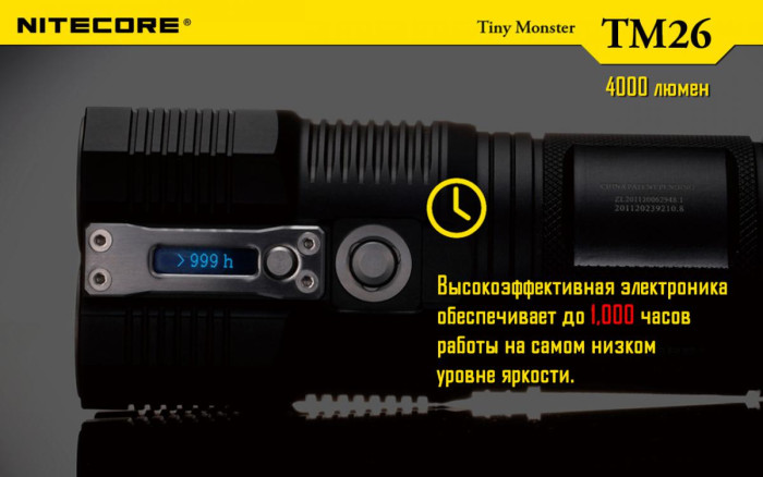 Фонарь Nitecore TM26 QUADRAY  