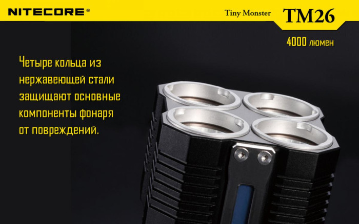 Фонарь Nitecore TM26 QUADRAY  