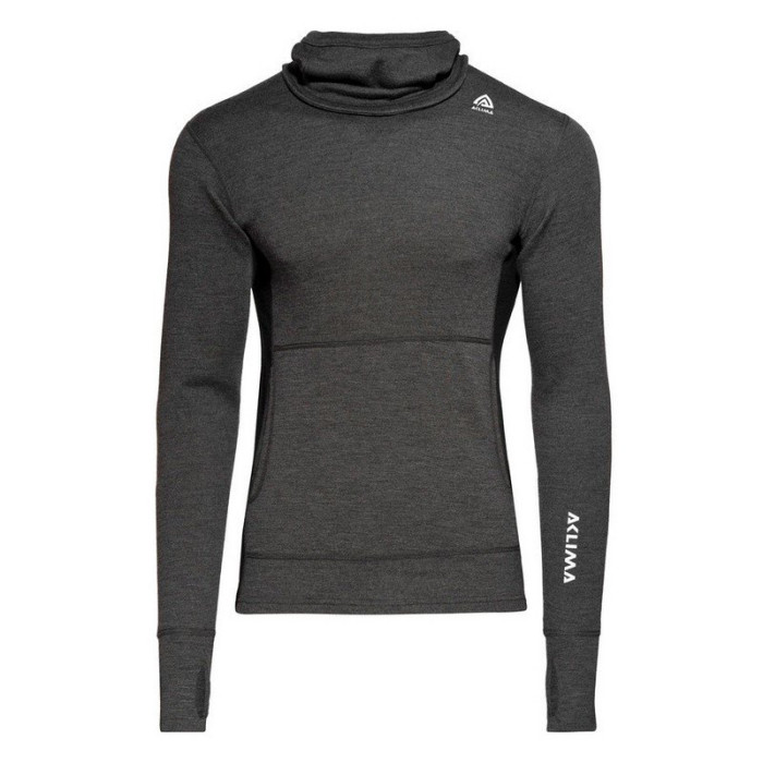 Худи мужское Aclima WarmWool Hood Sweater Man Marengo/Black, L  