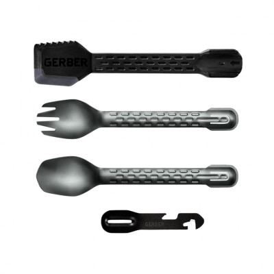 Набор столовых приборов Gerber ComplEAT - Cook Eat Clean Tong FSG, черный