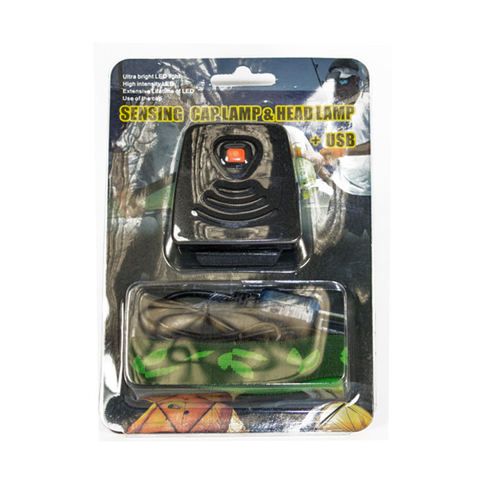 Фонарь на кепку Police 1805, usb  