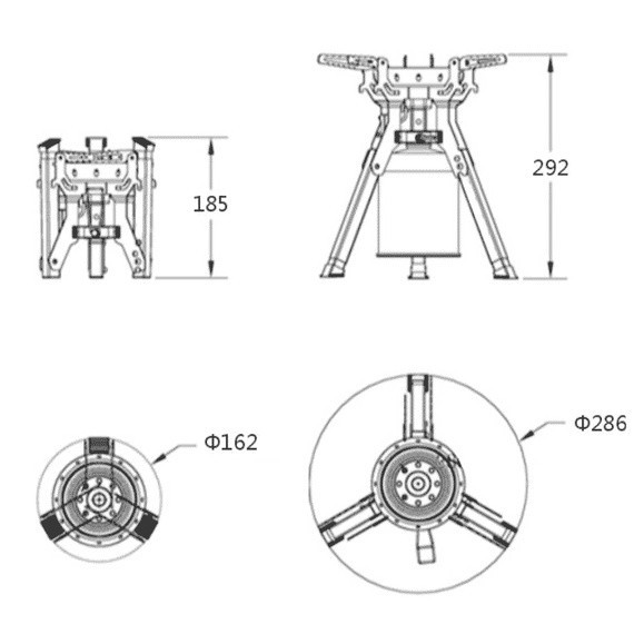 Горелка кемпинговая Fire-Maple Family FMS-108N  