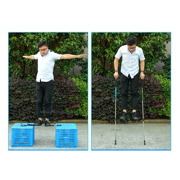 Трекинговая палка 3-сек. Naturehike 6061 AL NH17D001-Z, 50-100 см, алюминий, красный  