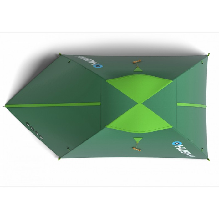Палатка Husky Bizam 2 plus (темно-зеленый/салатовый)  