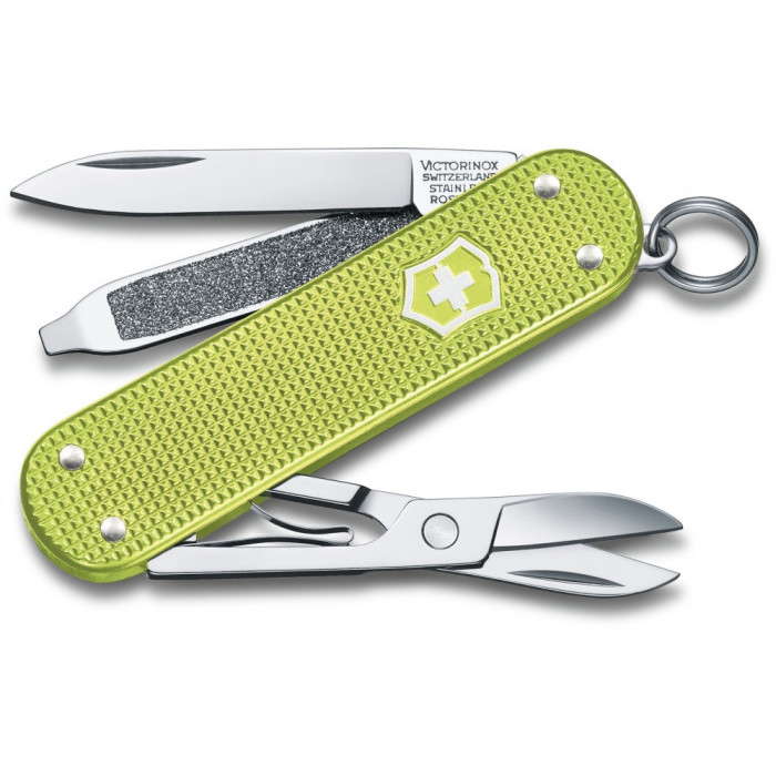 CLASSIC SD Alox Colors  Lime Twist  58мм/1сл/5функ/рифл.зел /ножн 