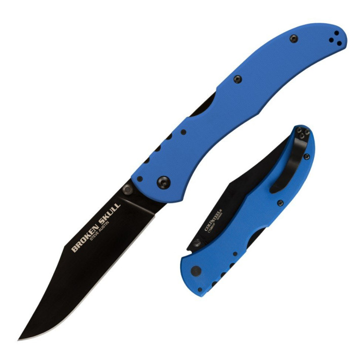 Нож Cold Steel Broken Skull 4 Blue 54S4A  