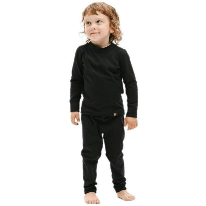 Термофутболка детская Turbat Yeti Top Kids anthracite black - 128 - черный  