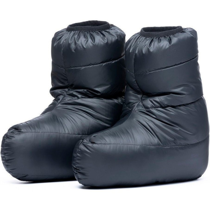 Носки пуховые Turbat Down Socks night black/bright lime - S - черный/салатовый  