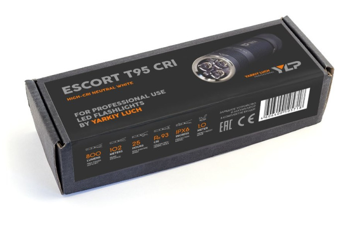 Ручной фонарь Яркий Луч YLP ESCORT T95, Cree XP-G2  