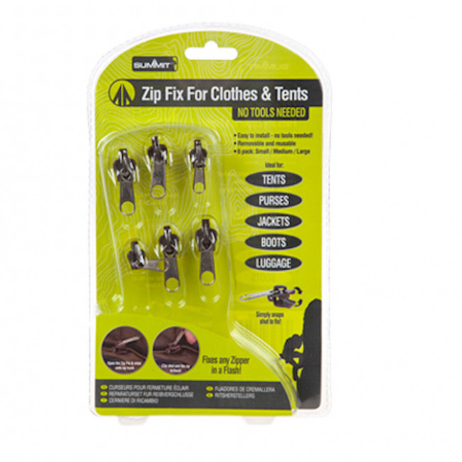 Набор бегунков-собачек Summit 6 Pack Zip Fix (6 шт.)  