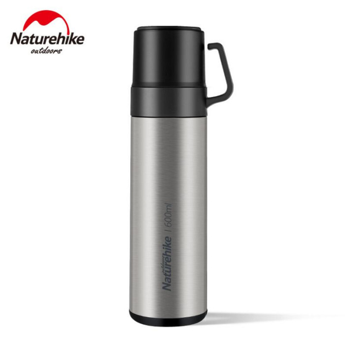 Термос Naturehike NH17S020-B, 600 мл, серебристый 