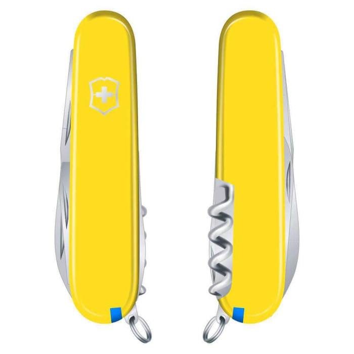 Нож Victorinox Camper 91мм/13функ/желт  