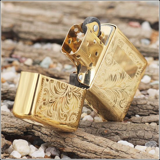 Зажигалка Zippo Venetian Brass, 352B  