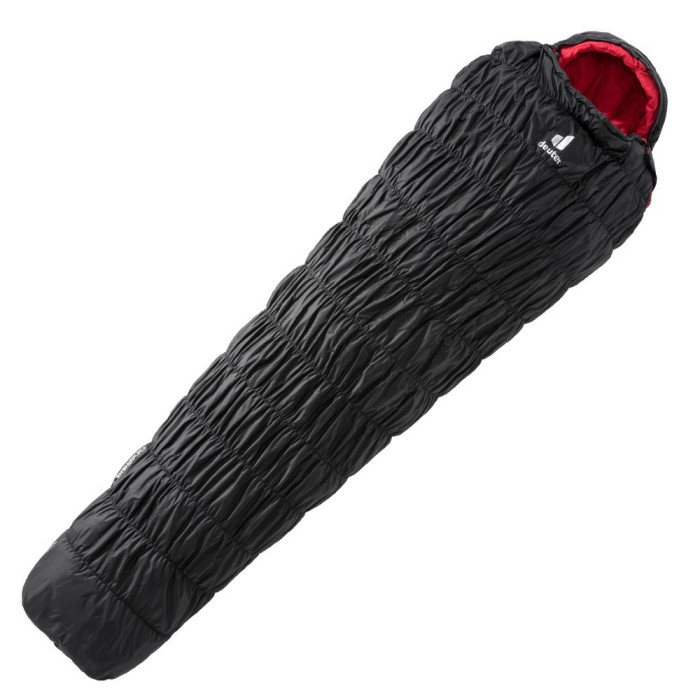 Спальник DEUTER Exosphere 0° цвет 7530 black-fire правый  