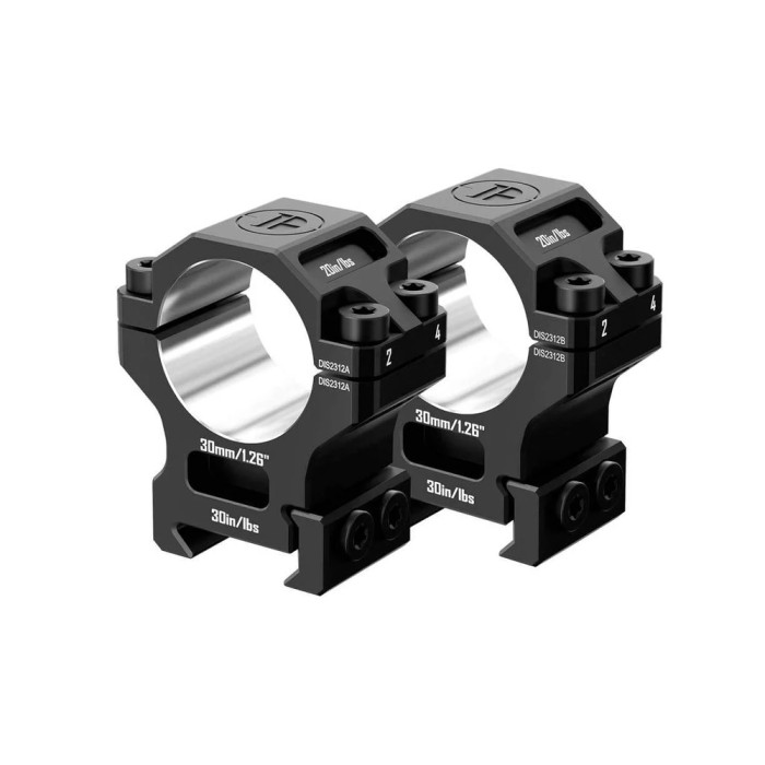 Кольца Discovery 7075AL For Picatinny 30mm 1.26in DGPR2-30-1.26-75 (M240504)  