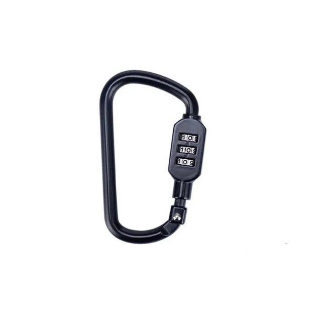 Карабин-замок с кодом Naturehike Travel D-type lock S-9D  