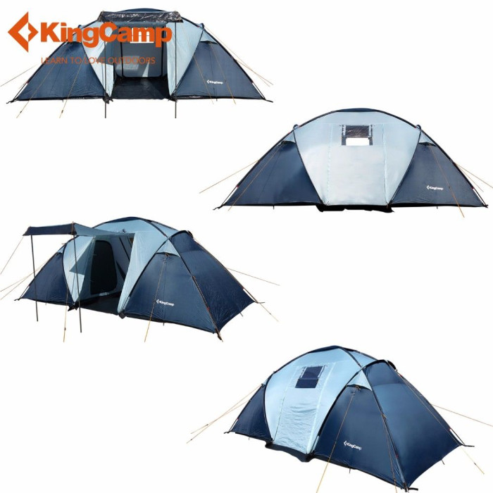 Палатка KingCamp Bari 6 (KT3031) Blue/Grey  