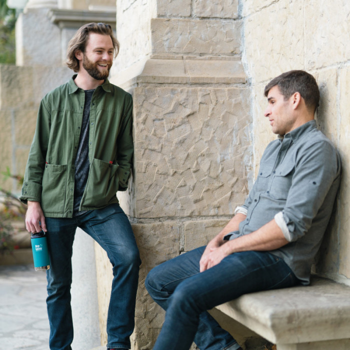 Термокружка Klean Kanteen TKWide Cafe Cap Emerald Bay 355 мл  