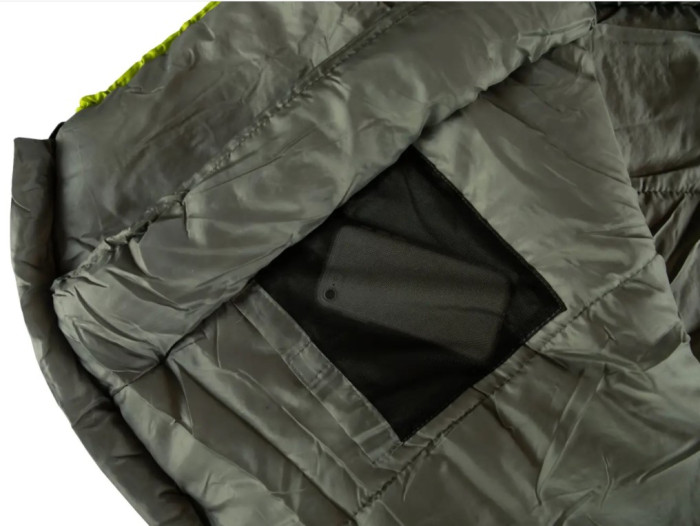 Спальный мешок Tramp Hiker Long кокон левый оливковый/серый 230/90-55 TRS-051L  