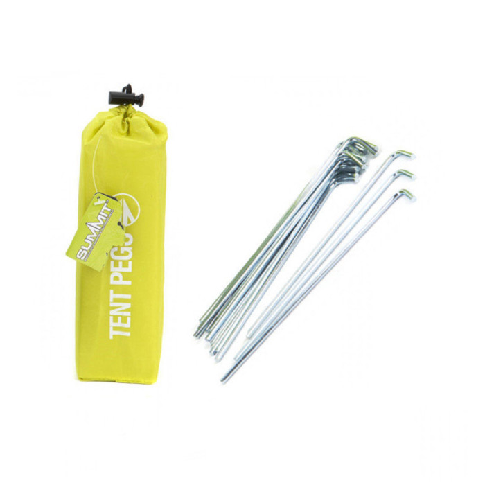 Набор колышков для палатки Summit Tent Pegs in Carry Bag 18 см 20 шт.  