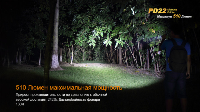 Карманный фонарь Fenix PD22 Ultimate Edition, 210 люмен  