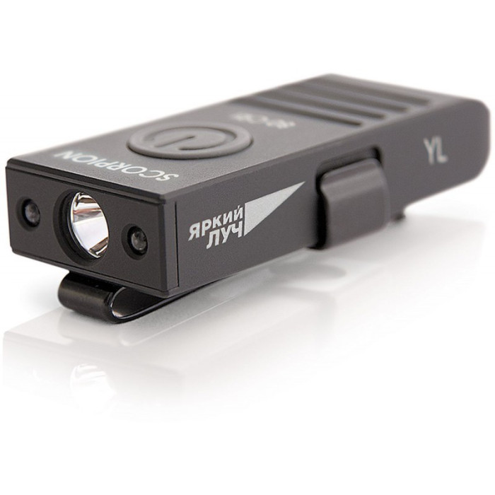 Туристический фонарь Яркий Луч YLP Scorpion X8, черный, Nichia 219 C 80CRI  