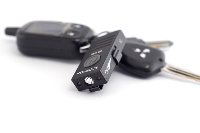 Туристический фонарь Яркий Луч YLP Scorpion X8, черный, Nichia 219 C 80CRI  