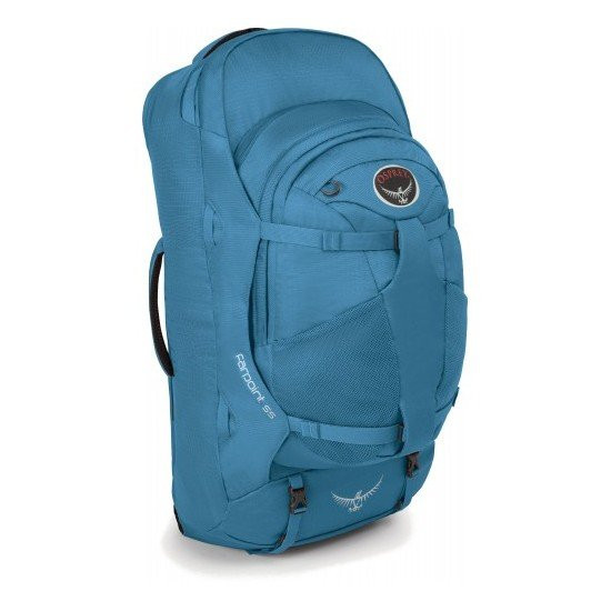 Рюкзак Osprey Farpoint 55 Caribbean Blue, размер S/M  