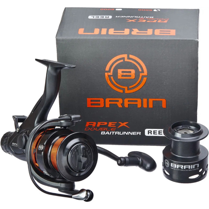 Катушка Brain Apex Double Baitrunner 4000 6+1BB 5.1:1  