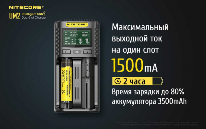Зарядное устройство Nitecore UM2  