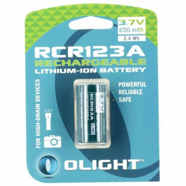Аккумулятор Olight RCR123 (16340) 650 mAh  