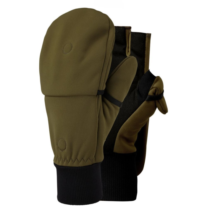 Перчатки Trekmates Rigg Convertible Mitt TM-004933 dark olive - XXL - зеленый  