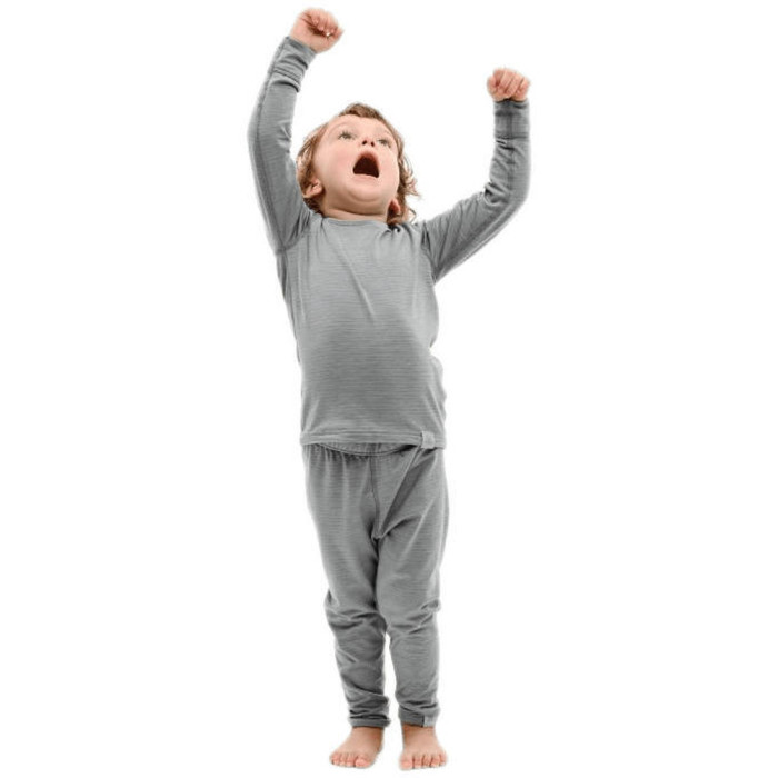 Термофутболка детская Turbat Yeti Top Kids cloudburst grey - 104 - темно-серый  