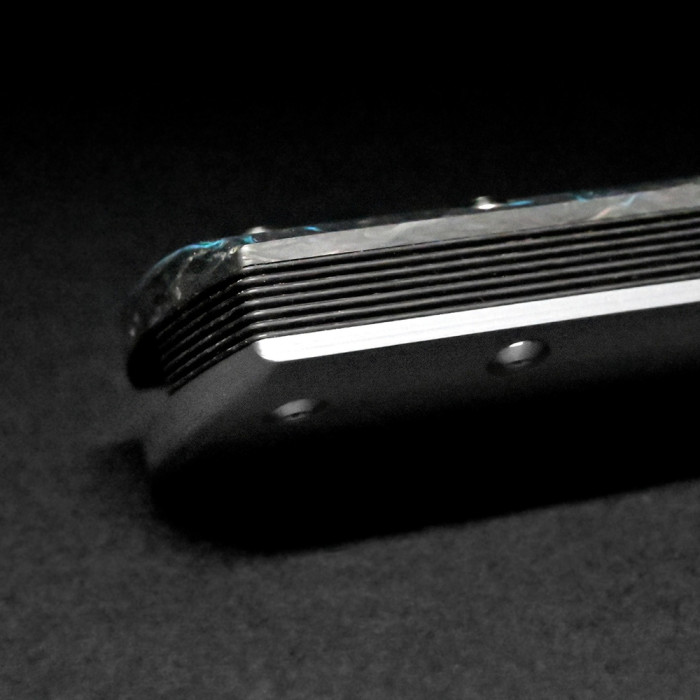 Нож Maserin Daga, Elmax, fat carbon, черный  