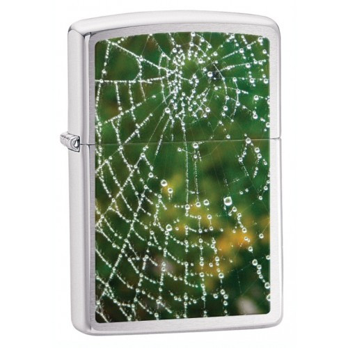Зажигалка Zippo 200 Spider Web Rain Drops 28285  