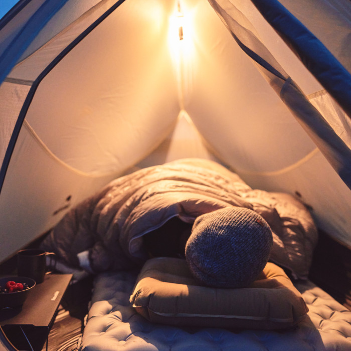 Палатка сверхлегкая одноместная Naturehike Cloud Up Base 1 Tent Pro CNK2350WS020, песочная  