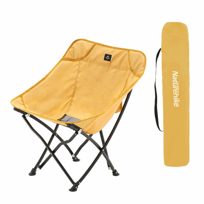 Кресло складное Naturehike YL04 NH18X004-Y, 600D Оксфорд / сталь, желтый 
