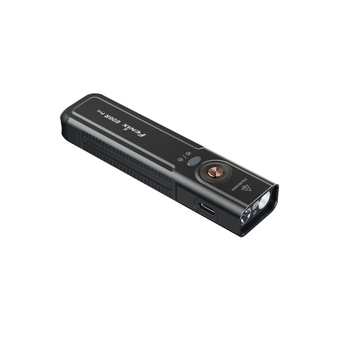 Фонарь наключный Fenix E06R PRO, черный  