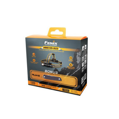 Мультифонарь Fenix HM61R LUMINUS SST40 + складной нож Ruike S22, коричневый