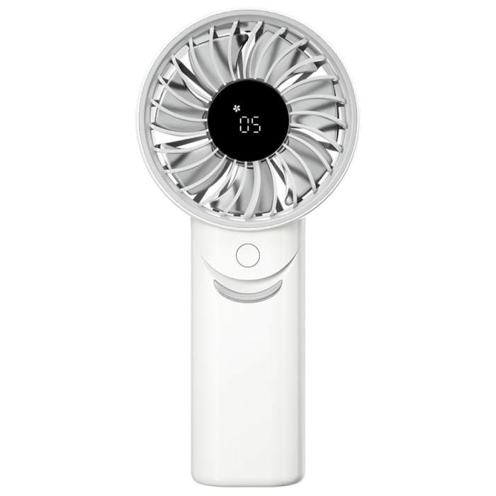Портативный вентилятор Nitecore NEF03 Pro (LED-дисплей, 5 скоростей, до 5.8 м/с), белый  