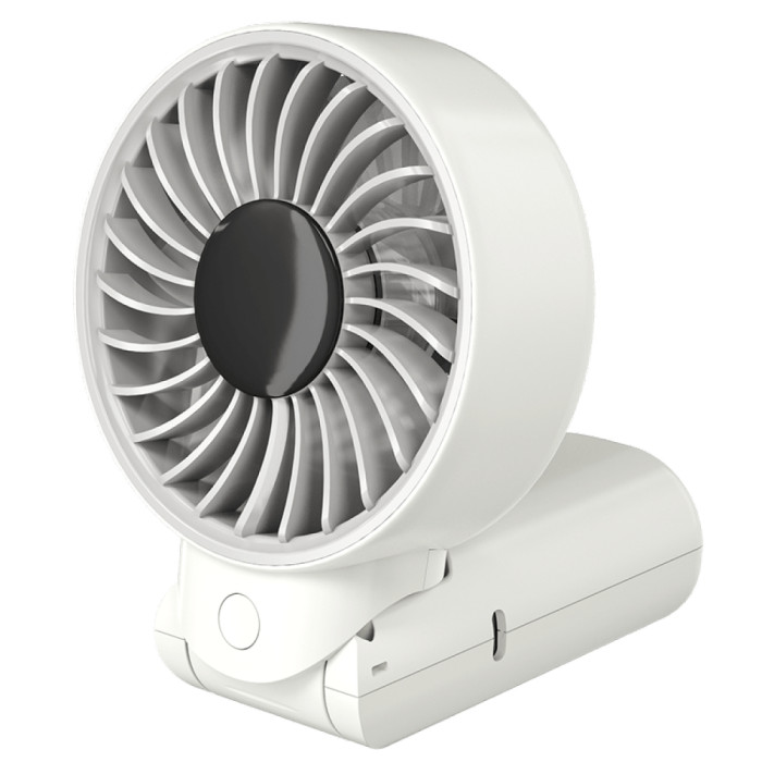 Портативный вентилятор Nitecore NEF03 Pro (LED-дисплей, 5 скоростей, до 5.8 м/с), белый  