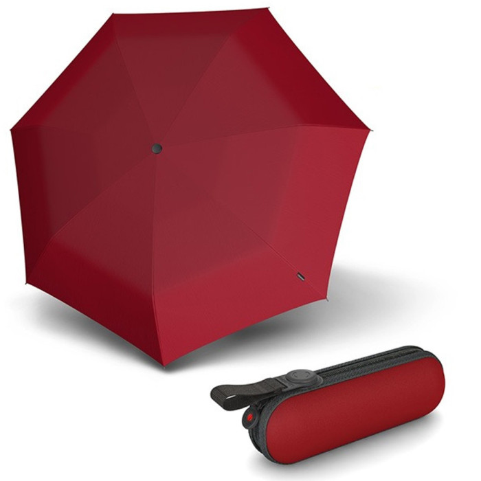 Зонт Knirps X1 Dark Red Мех/Складной/7спиц /D90x18см 