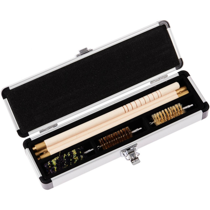 Набор для чистки MEGAline 12л. алюминиевый короб, деревянный шомпол  