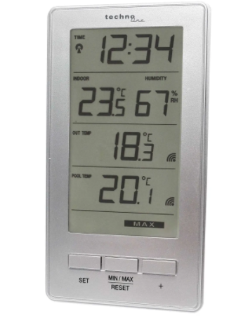 Термогигрометр Technoline WS9069 IT - серебристый  