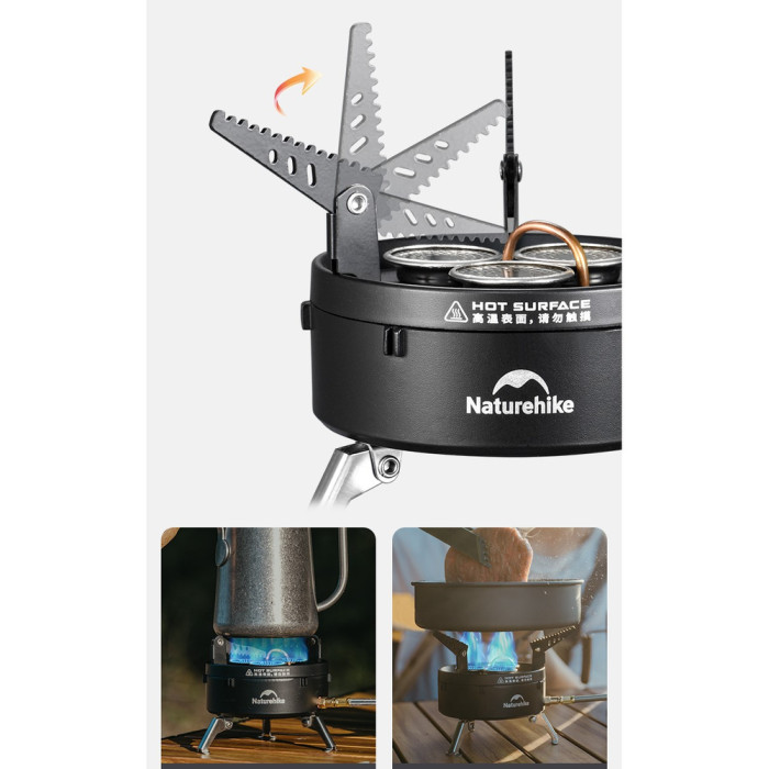 Трехконфорочная газовая горелка Naturehike CNK2450CF019  