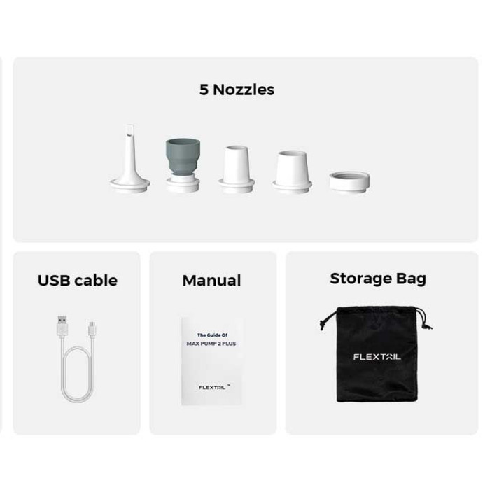 Насос-фонарь-powerbank кемпинговый Flextail Max Pump 2 Plus, оранжевый  