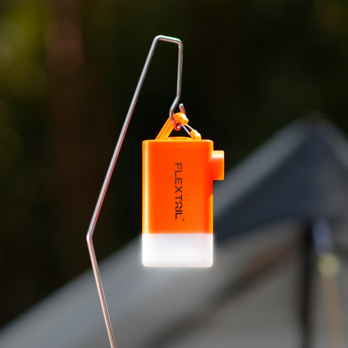 Насос-фонарь-powerbank кемпинговый Flextail Max Pump 2 Plus, оранжевый  