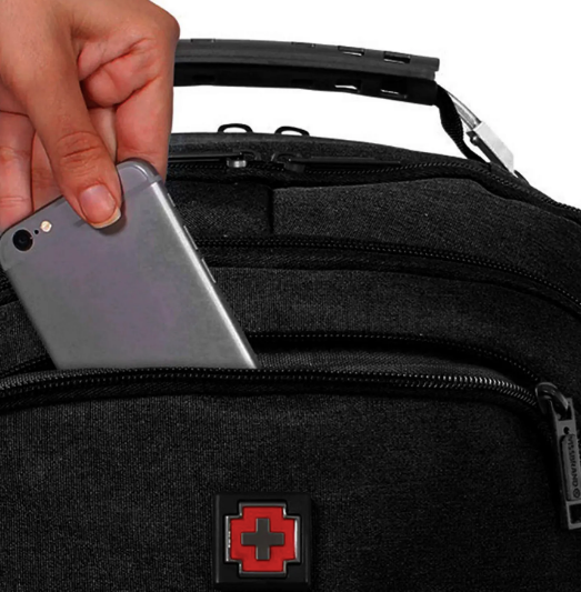 Рюкзак городской Swissbrand Mandeville 17 Black (SWB_BLGEO001U)  